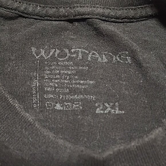 Wu Tang Clan Flame Logo  Adult 2xl Men's Black short sleeve Tshirt - Picture 5 of 7